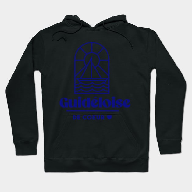 Guidéloise at heart - Brittany Morbihan 56 Mer Vacances Guidel Hoodie by Tanguy44